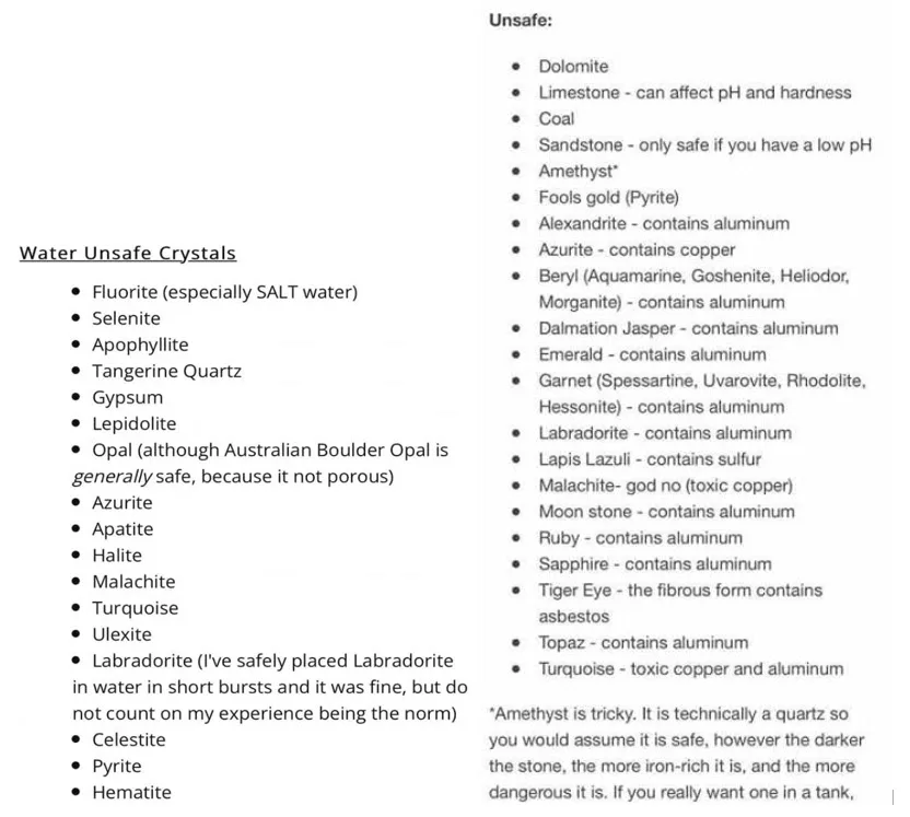 Supposedly “Toxic” Aquarium Minerals